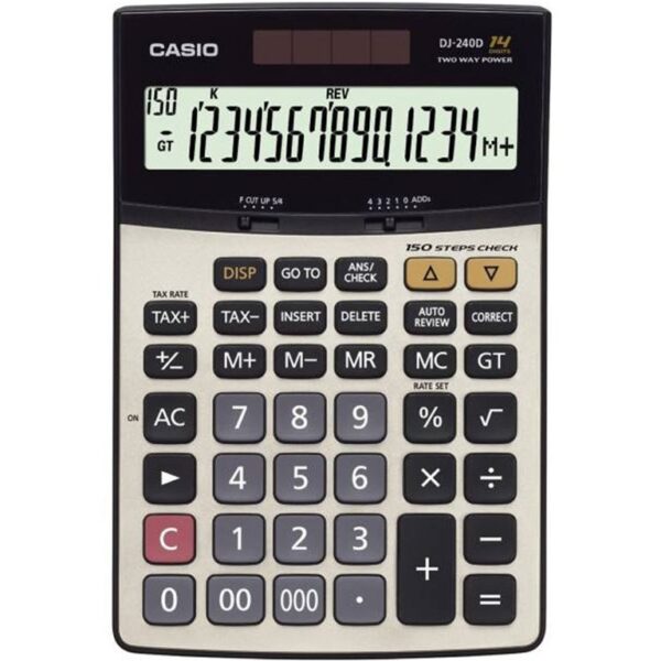 ماشین حساب رومیزی طرح کاسیو مدل DJ-240D غیر اصل - تصویر 2