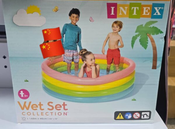 استخر بادی 168×46 اینتکس ( Intex )