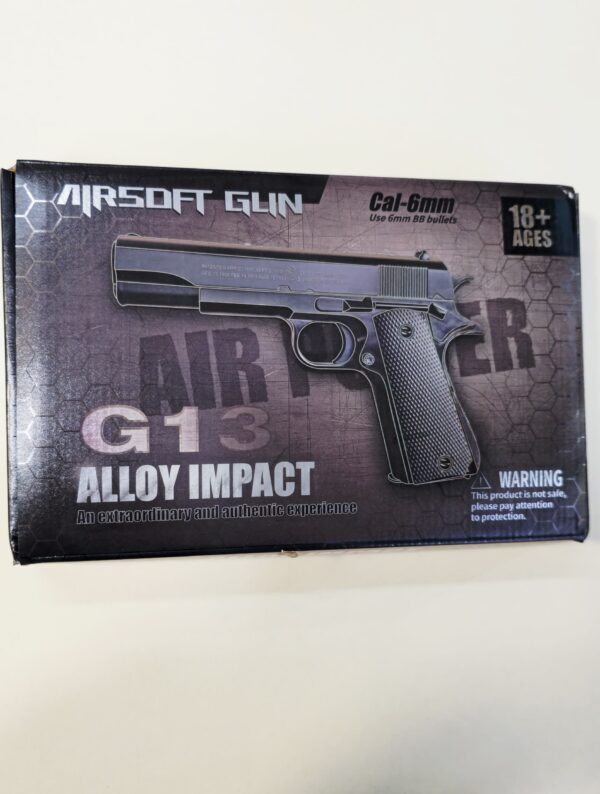کلت و تفنگ فلزی ساچمه ای 1911 مدل G13ا AIR SOFT GUN G13