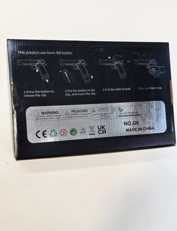 کلت و تفنگ فلزی ساچمه ای  1911 A1 مدل G6ا AIR SOFT GUN G6 1911 A1 - تصویر 7