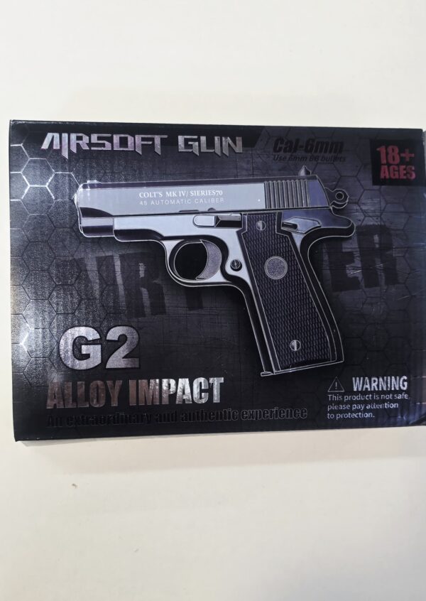 کلت و تفنگ فلزی ساچمه ای مدل G2ا AIR SOFT GUN G2